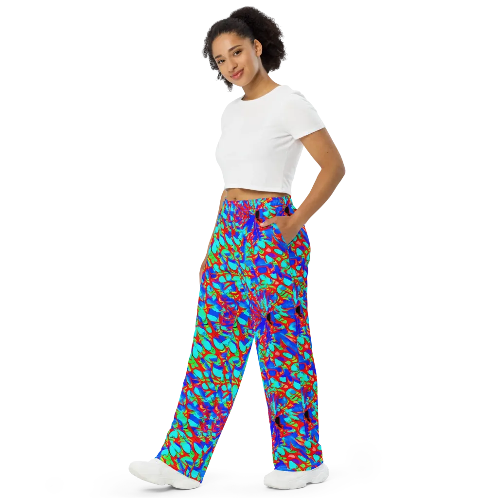 Sonic Prism on Wide-Leg Pants — Left Front