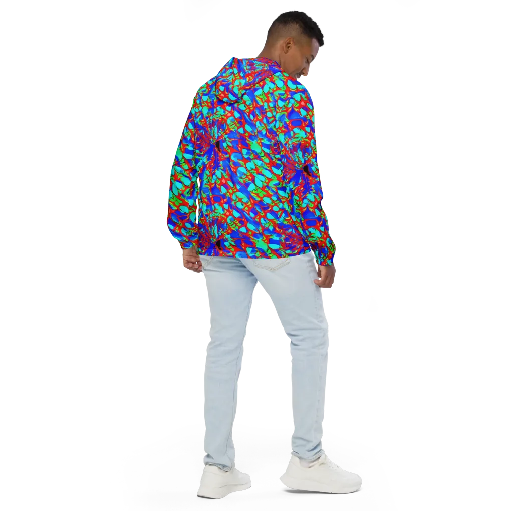 Sonic Prism on Men's Windbreaker — Back