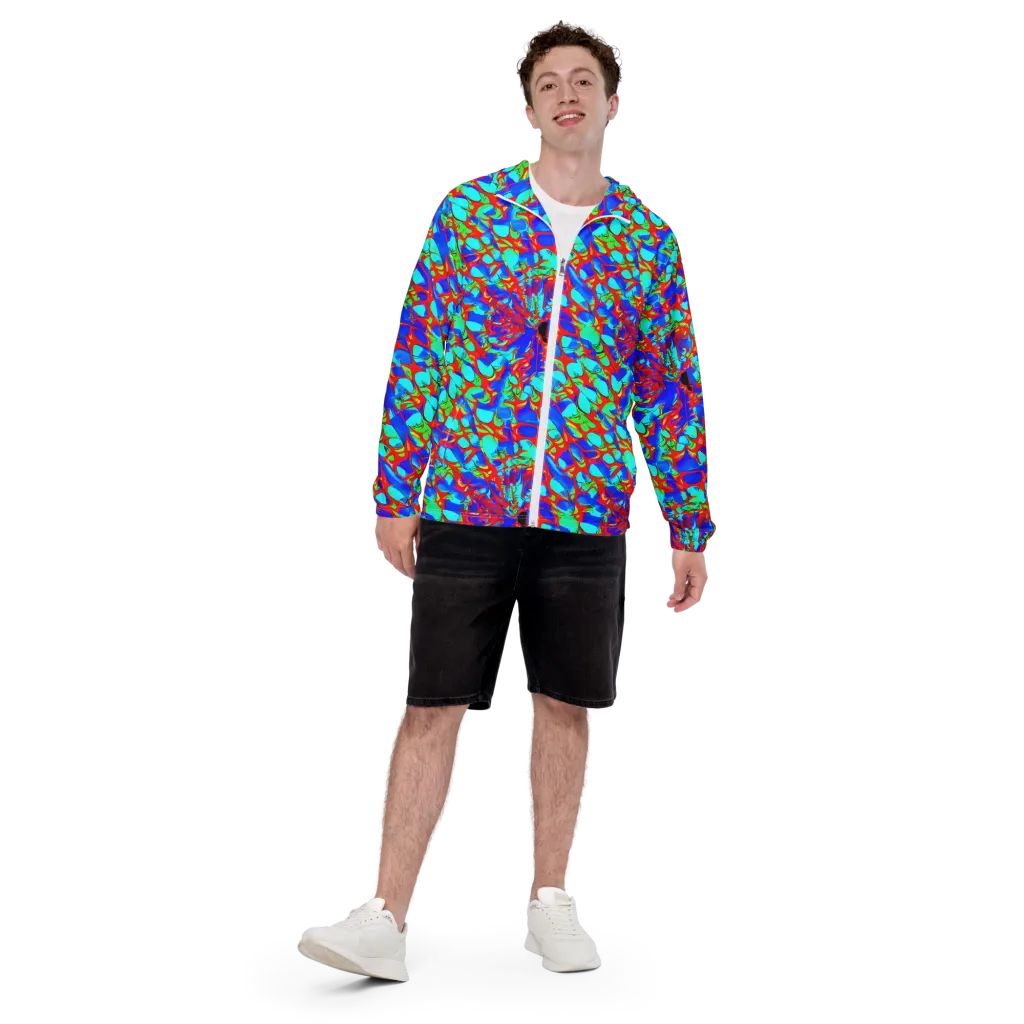 Sonic Prism on Men's Windbreaker — Front
