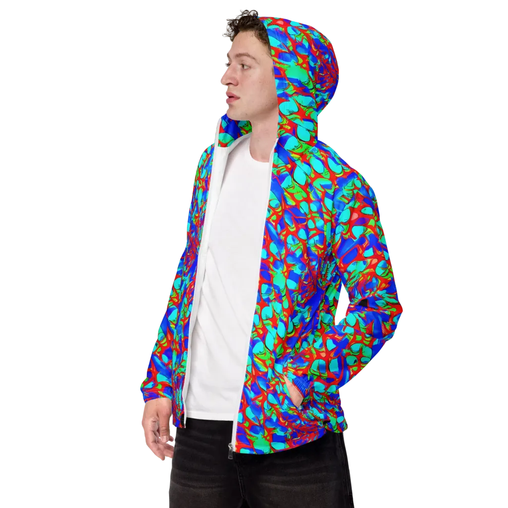 Sonic Prism on Men's Windbreaker — Left Front