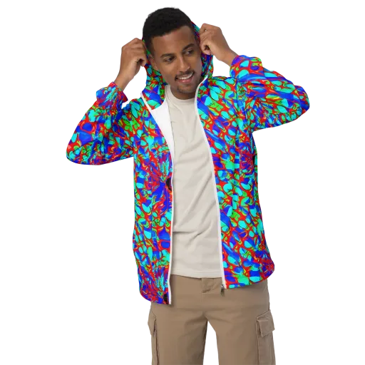 Sonic Prism on a Men's Windbreaker