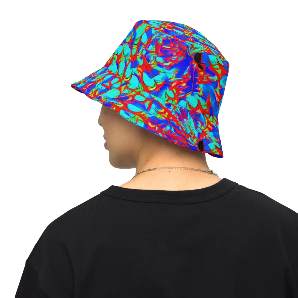 Sonic Prism on Reversible Bucket Hat — Back Inside