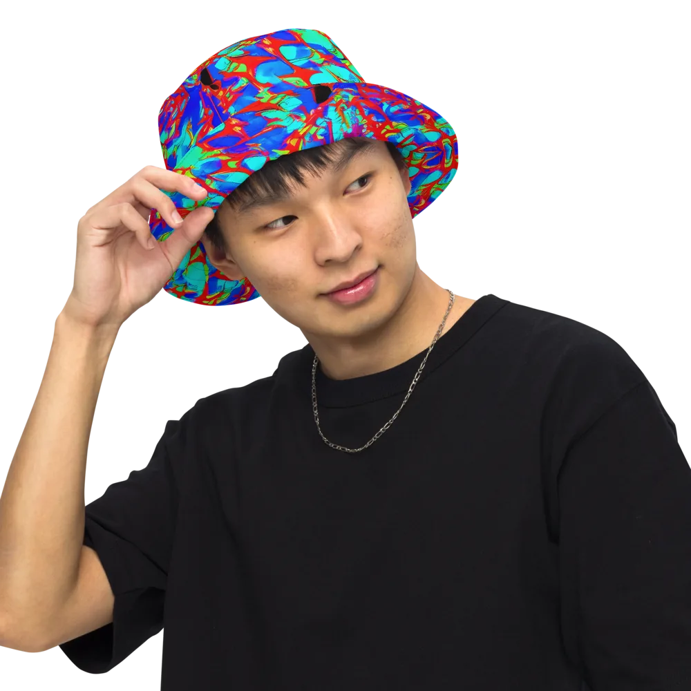 Sonic Prism on Reversible Bucket Hat — Front Inside