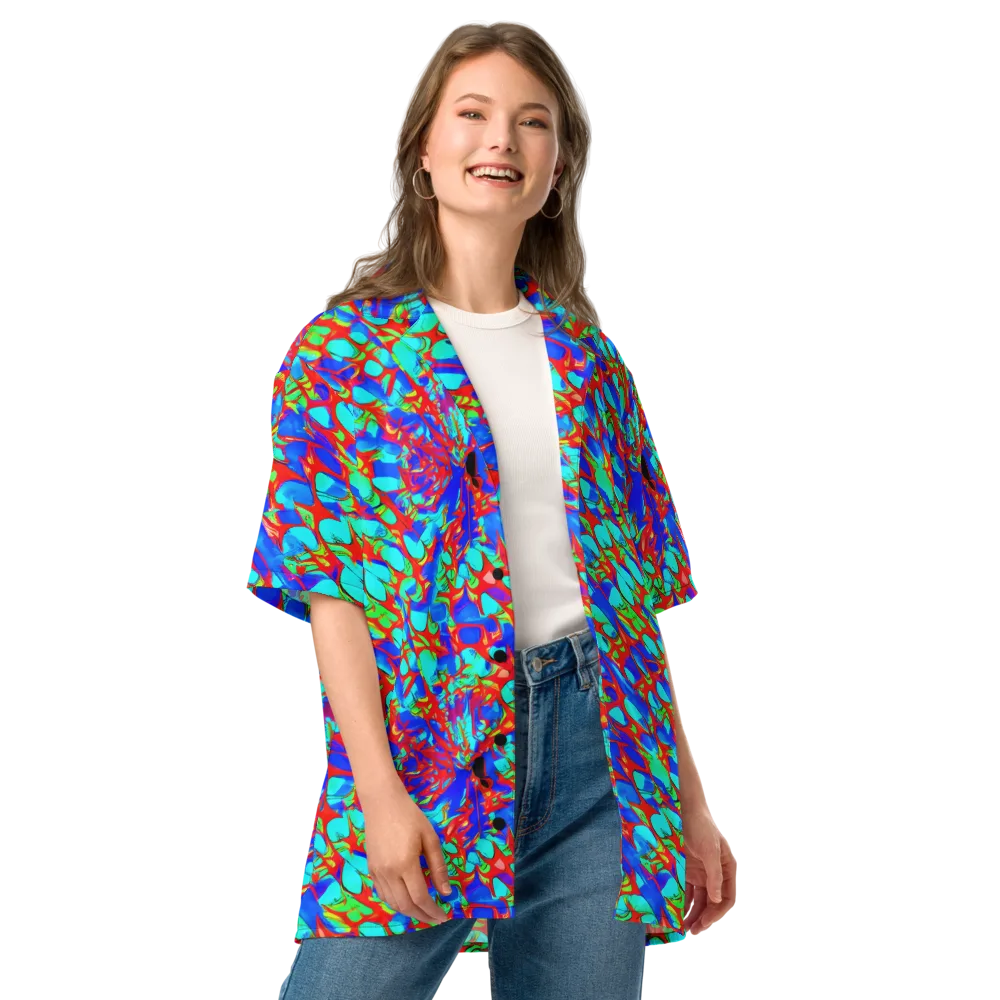 Sonic Prism on Button Shirt — Front