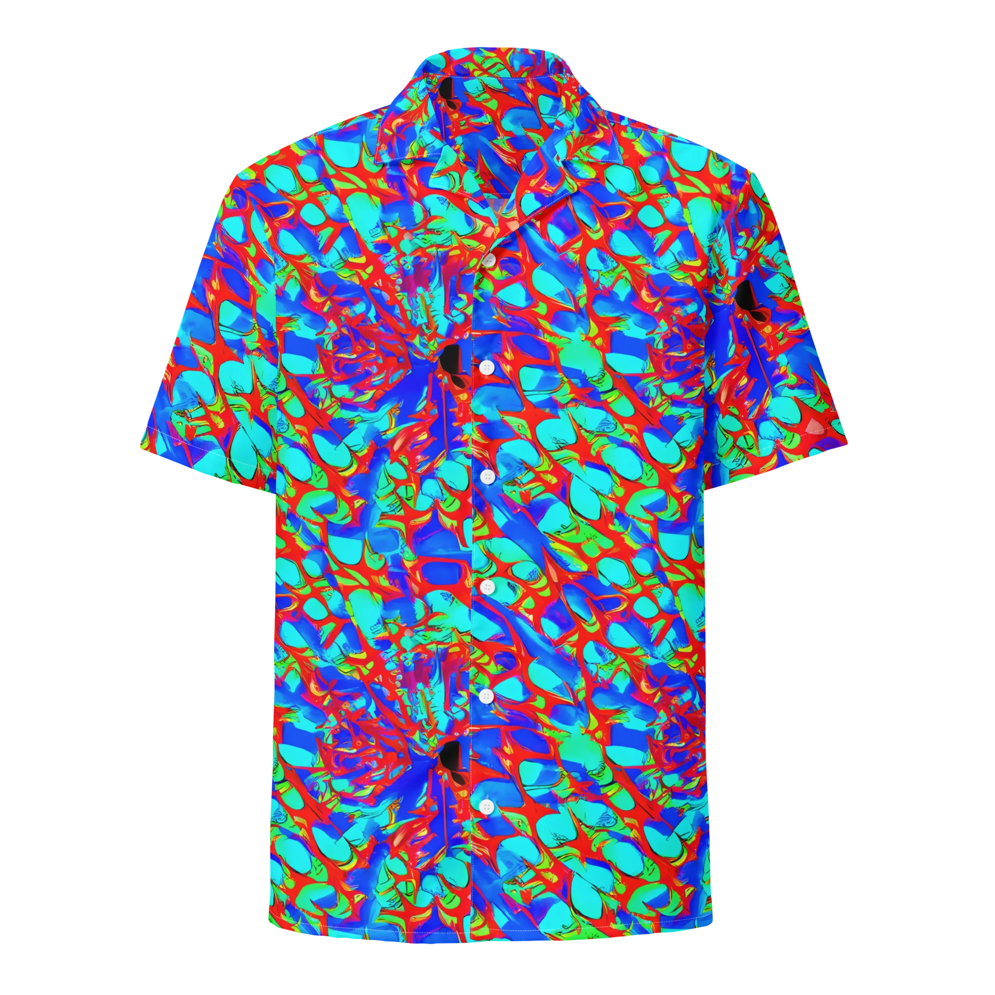 Sonic Prism on Button Shirt — Front