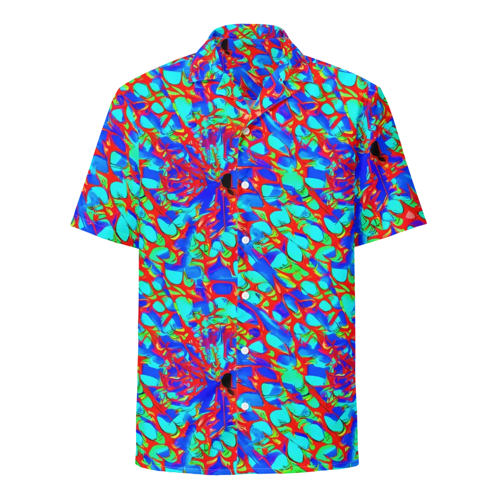 Sonic Prism on Button Shirt — Front