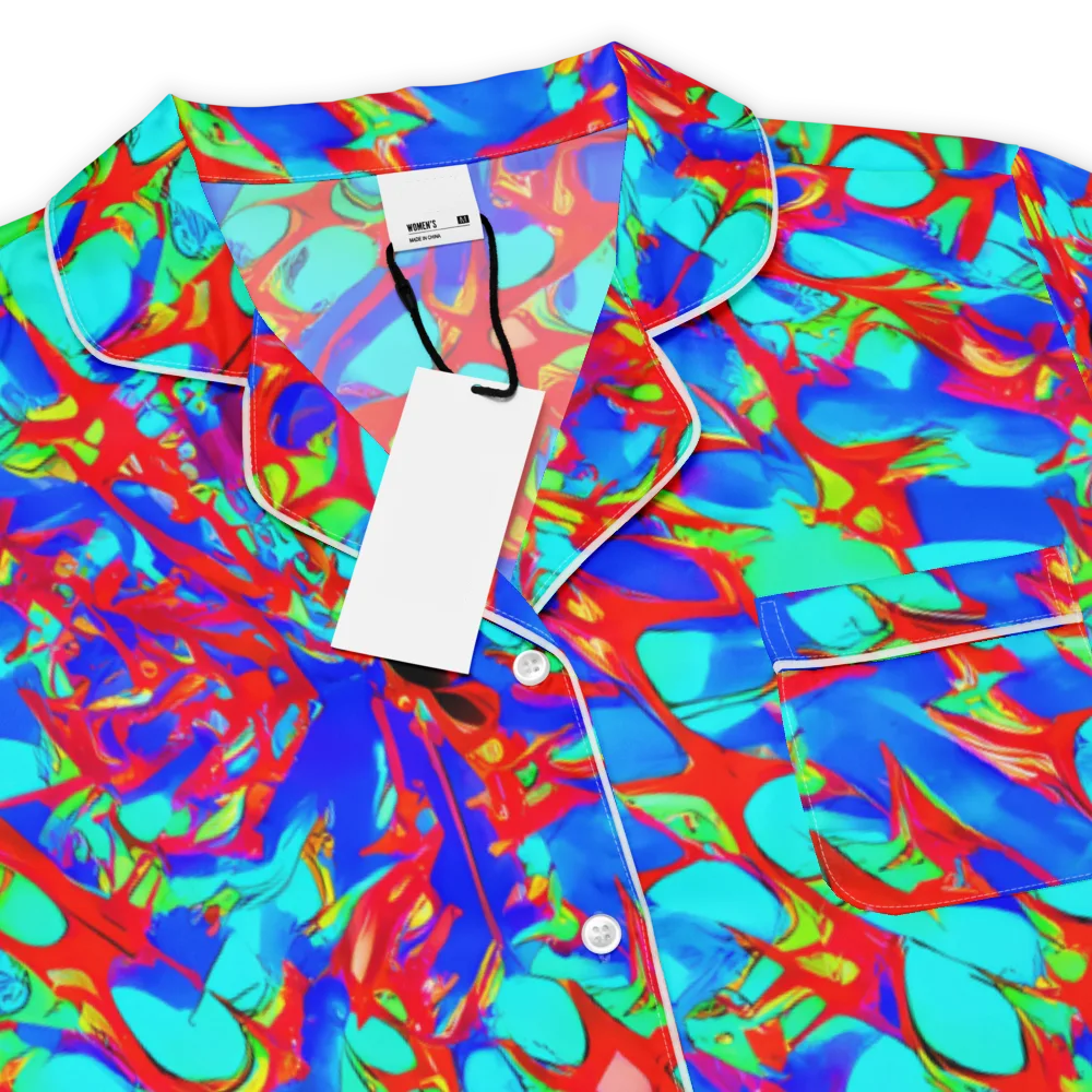 Sonic Prism on Women's Short Sleeve Pajama Top — Product details