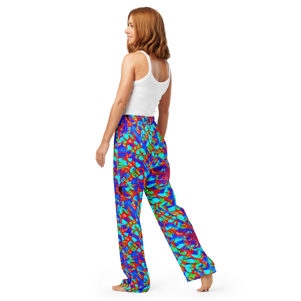 Sonic Prism on Women's Pajama Pants — Back