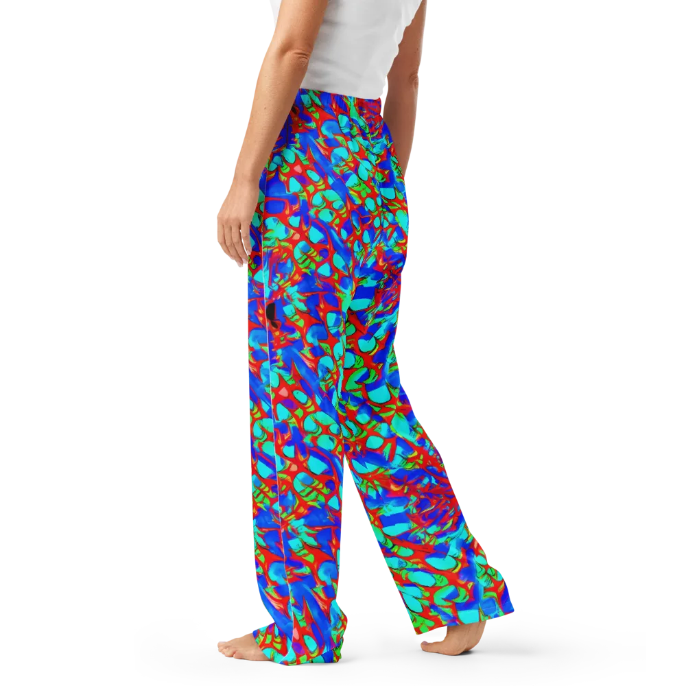 Sonic Prism on Women's Pajama Pants — Left