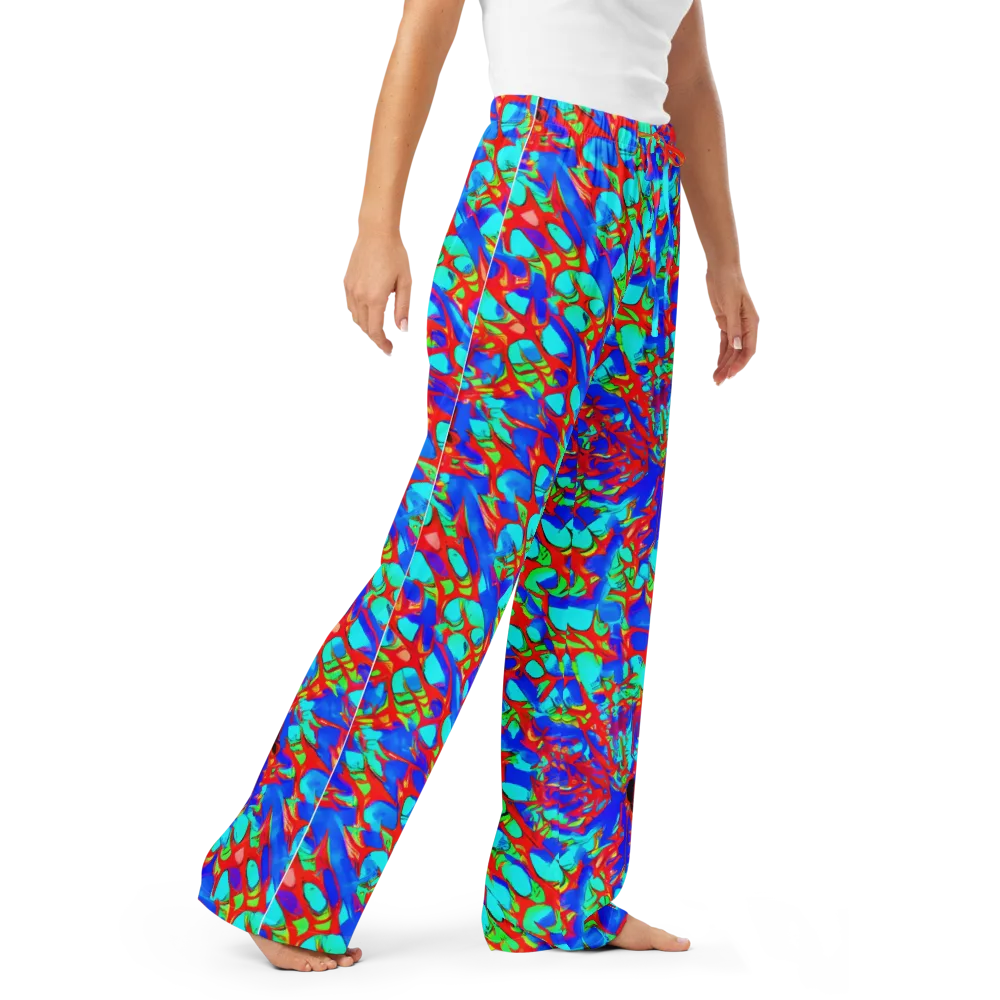 Sonic Prism on Women's Pajama Pants — Right Front
