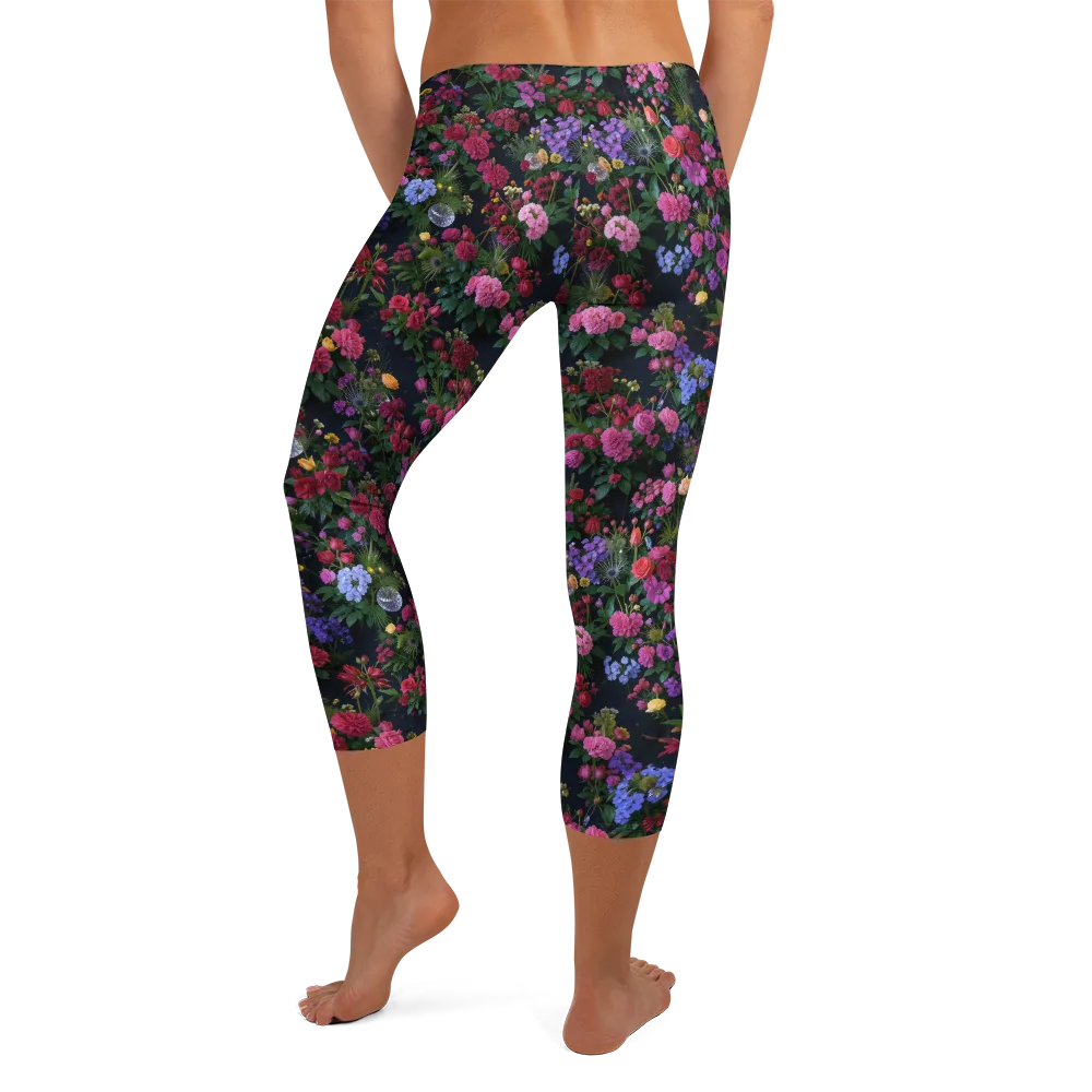 Velvet Eden on Capri Leggings — Back