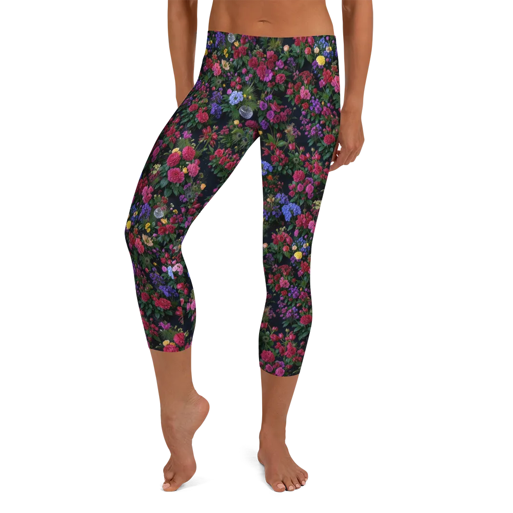 Velvet Eden on Capri Leggings — Front
