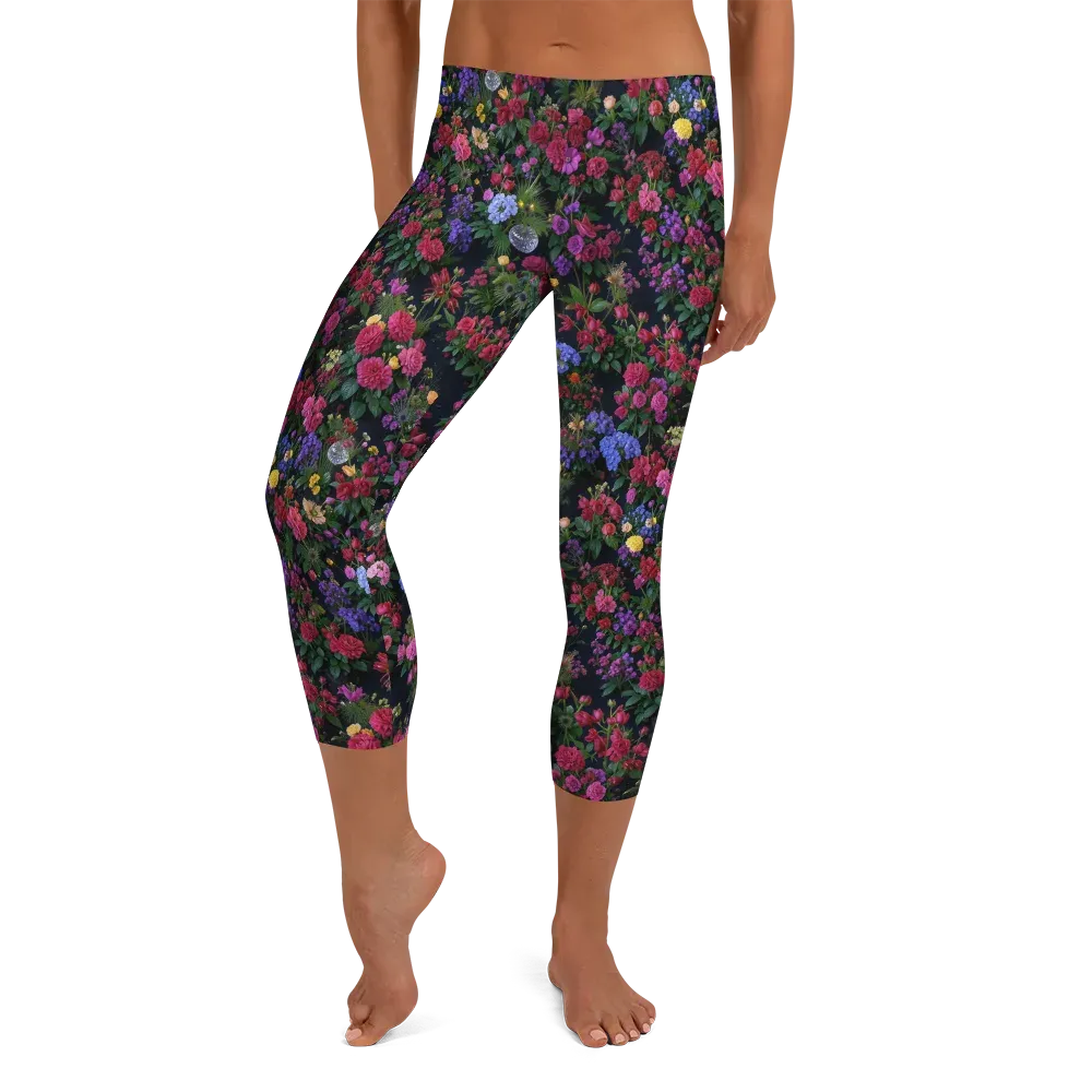 Velvet Eden on Capri Leggings — Front