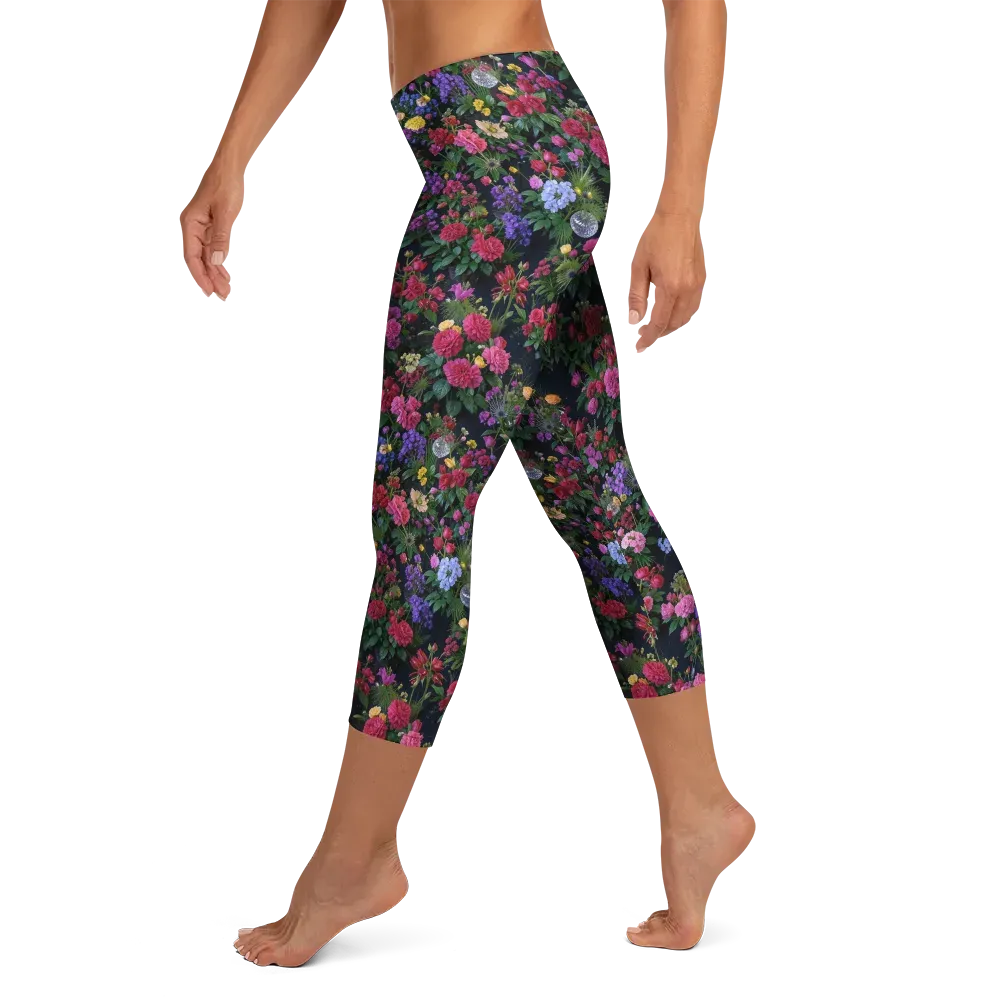 Velvet Eden on Capri Leggings — Left
