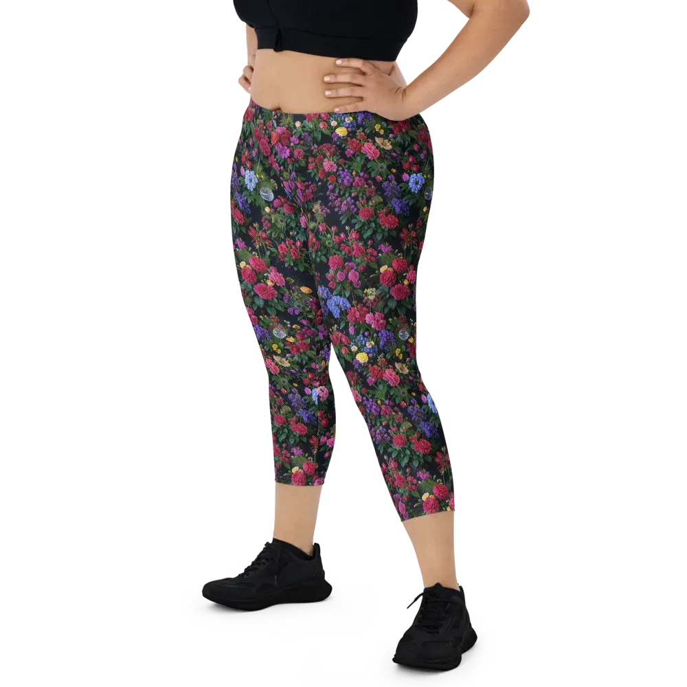 Velvet Eden on Capri Leggings — Front