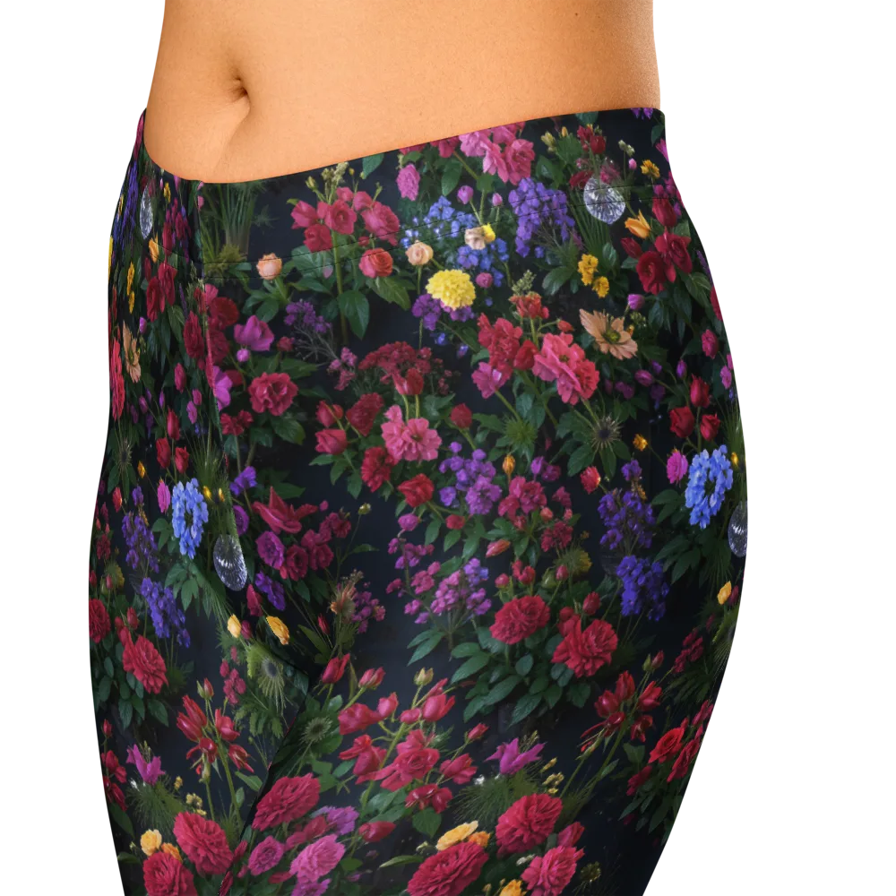 Velvet Eden on Capri Leggings — Zoomed-in