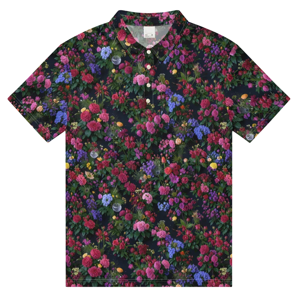 Velvet Eden on Men's Slim Fit Polo Shirt — Front