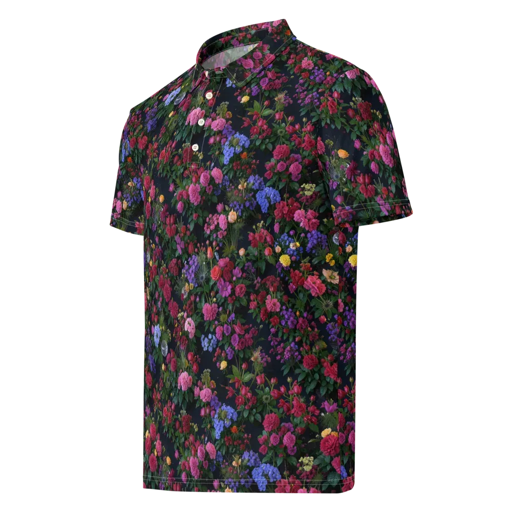 Velvet Eden on Men's Slim Fit Polo Shirt — Left Front