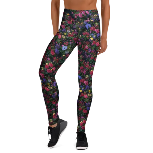 Velvet Eden on a Yoga Leggings