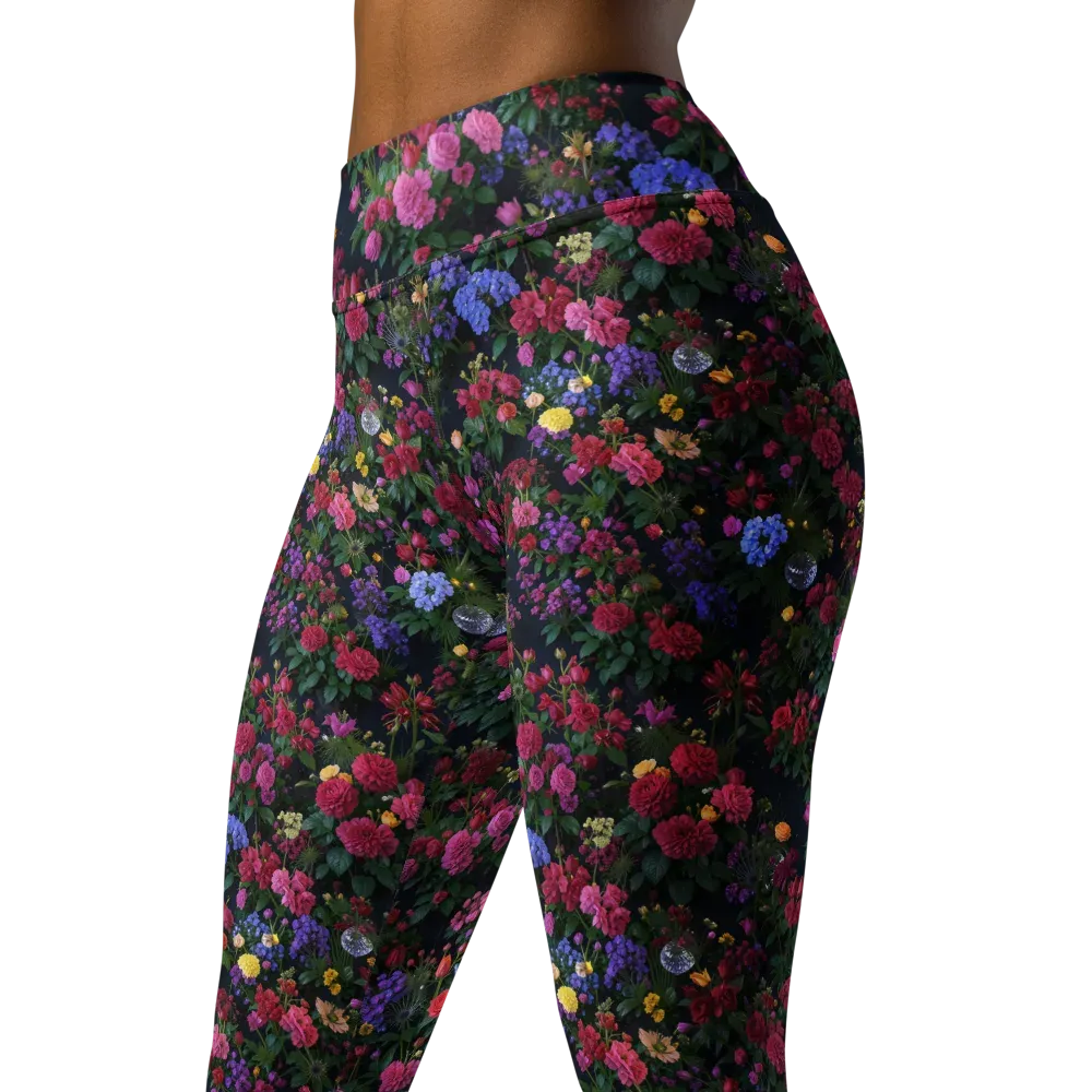 Velvet Eden on Yoga Leggings — Left Front