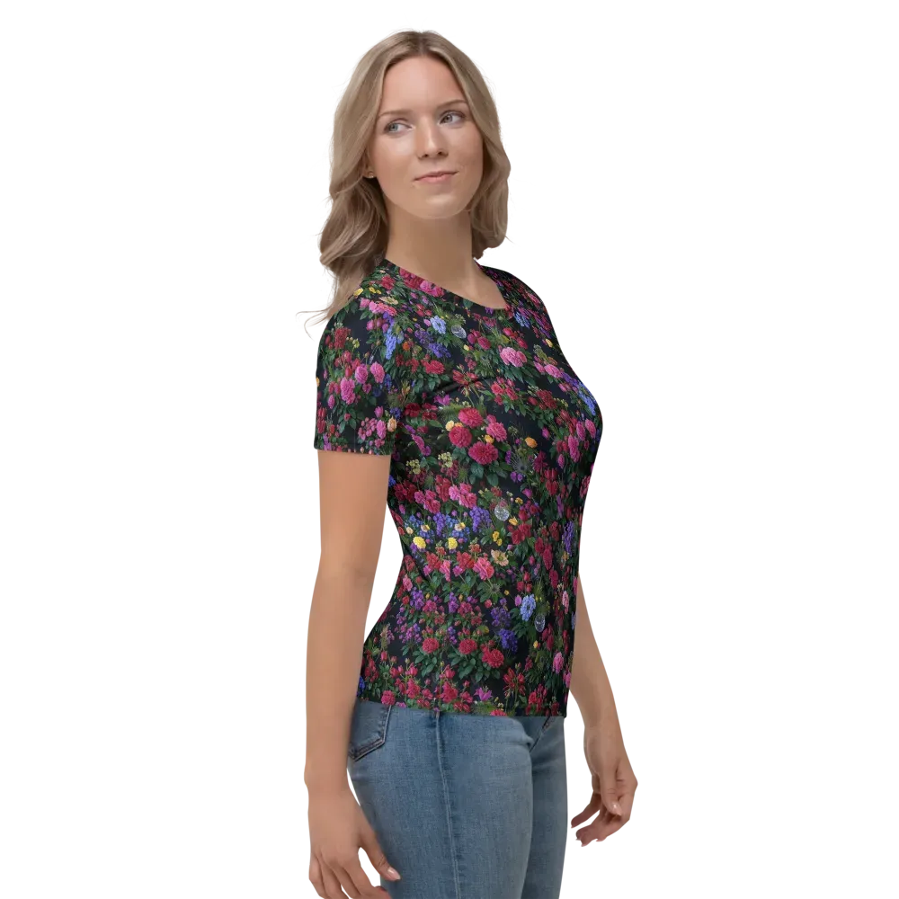 Velvet Eden on Women's Crew Neck T-Shirt — Right
