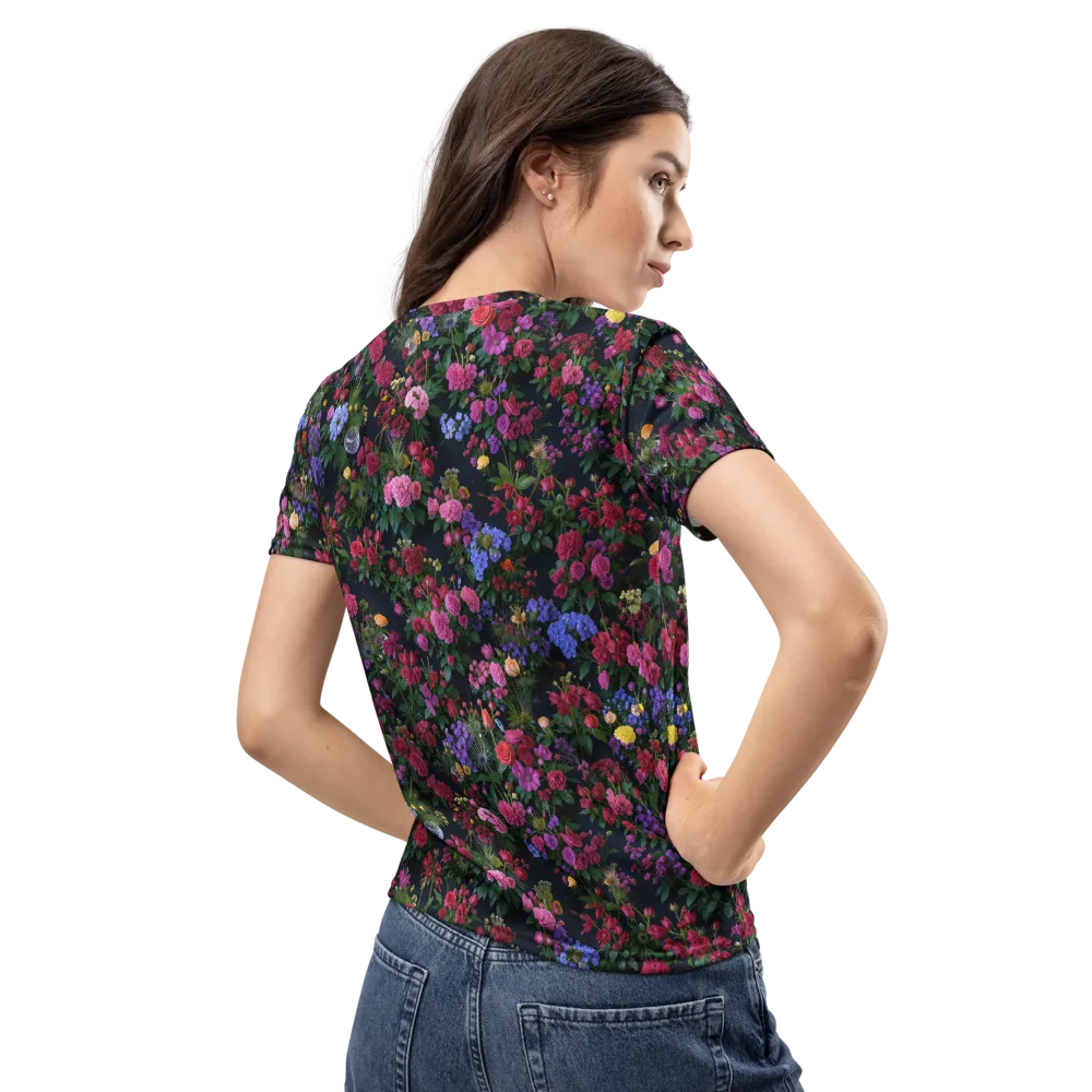 Velvet Eden on Women's Crew Neck T-Shirt — Back
