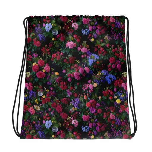 Velvet Eden on a Drawstring Bag