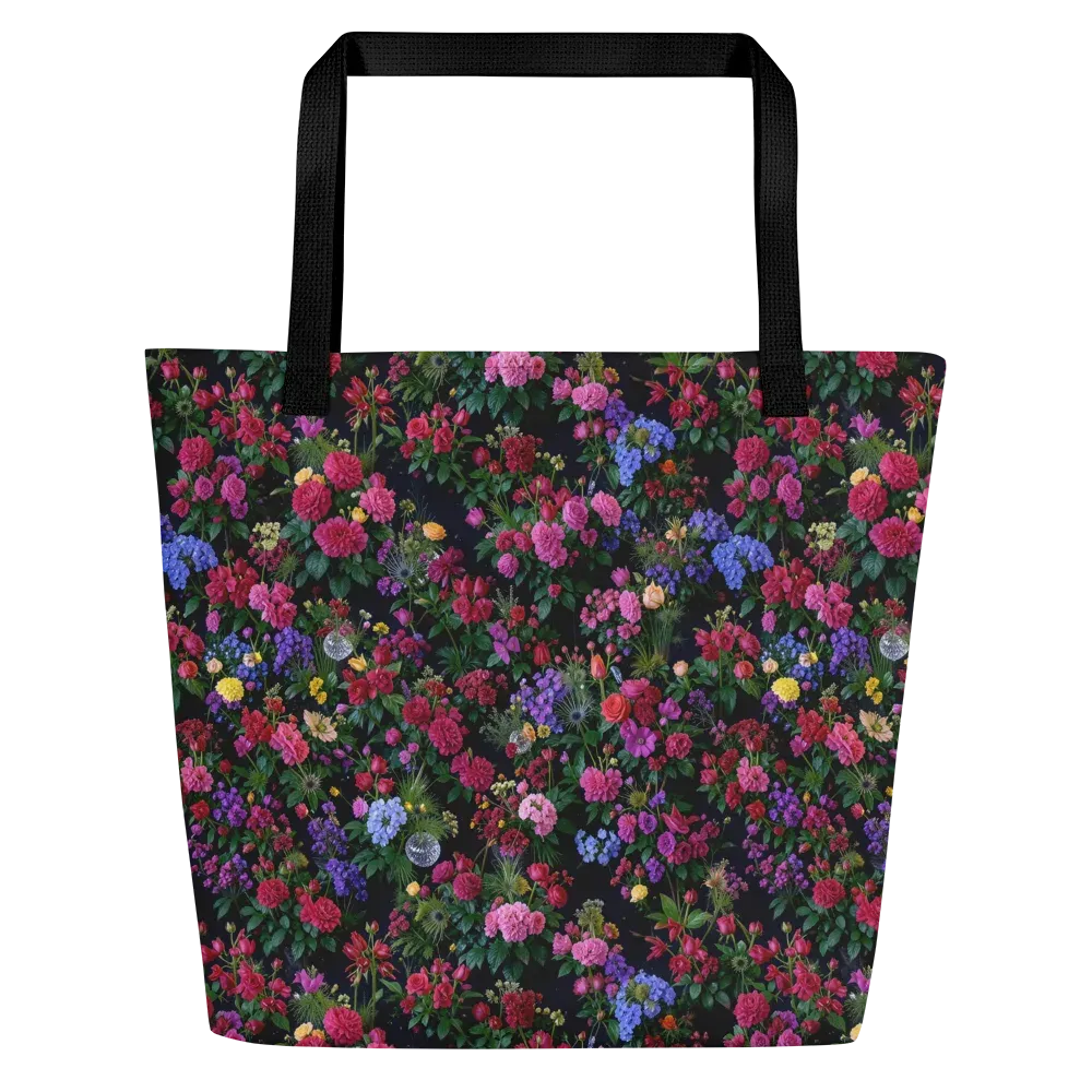 Velvet Eden on Large Tote Bag W/ Pocket — Front