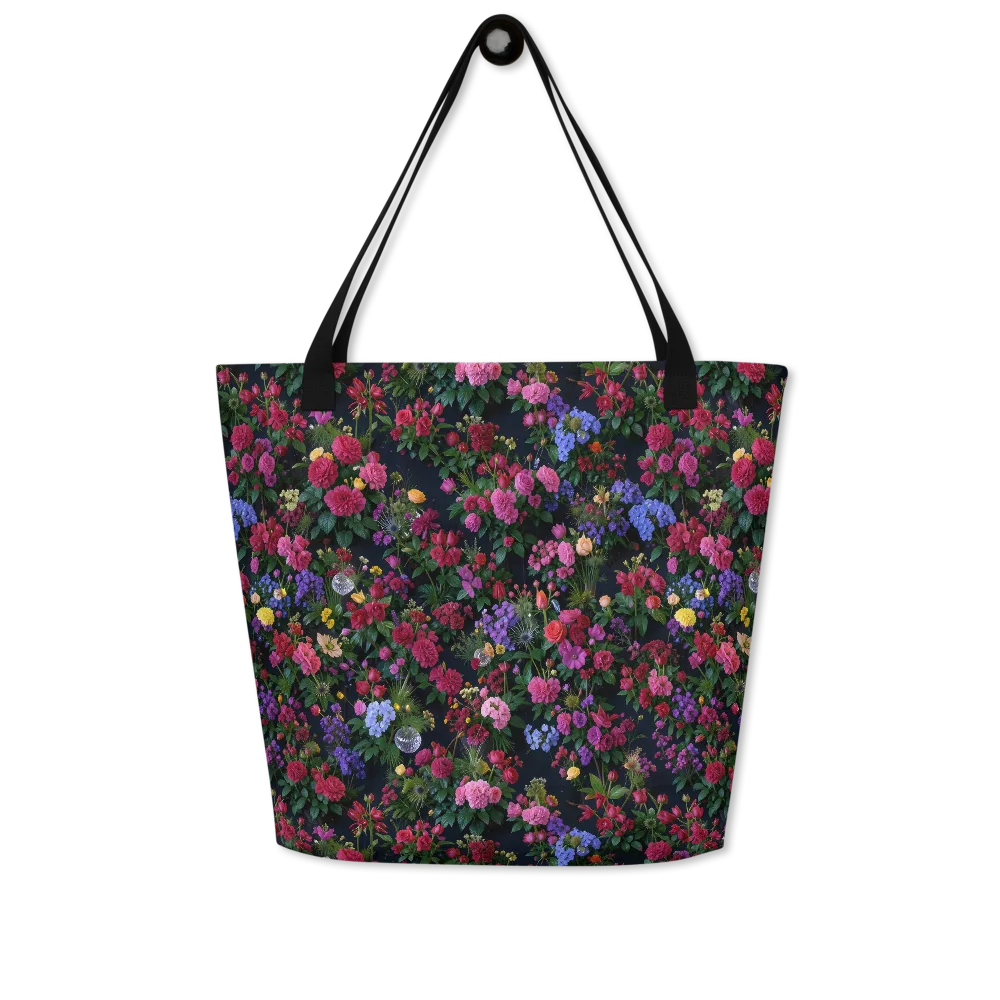 Velvet Eden on Large Tote Bag W/ Pocket — Front