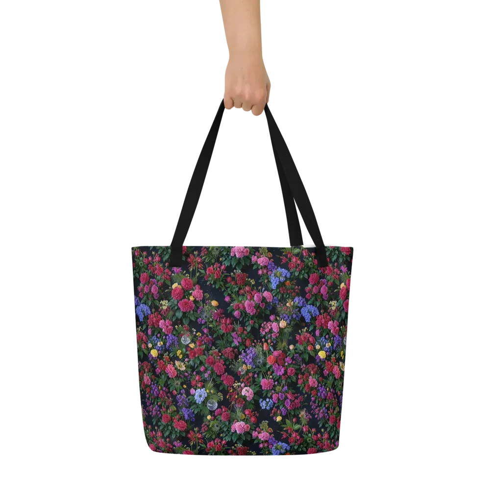 Velvet Eden on Large Tote Bag W/ Pocket — Front