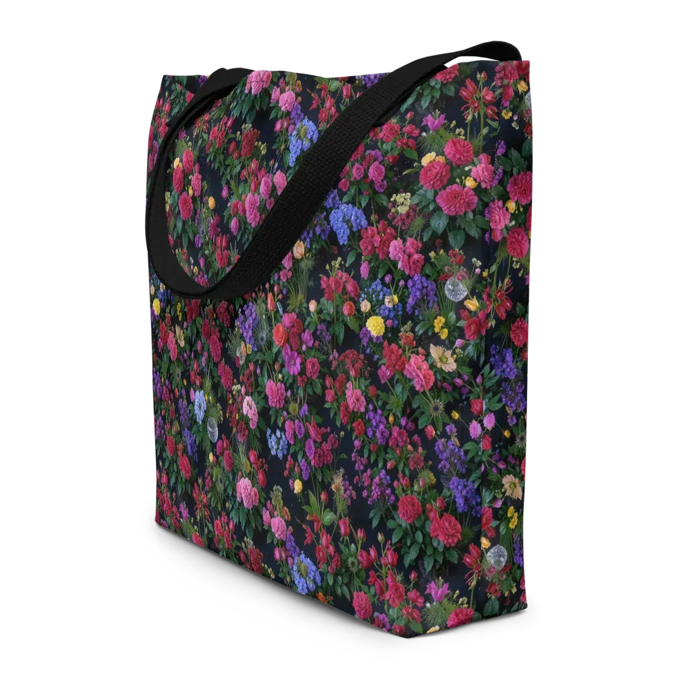 Velvet Eden on Large Tote Bag W/ Pocket — Front