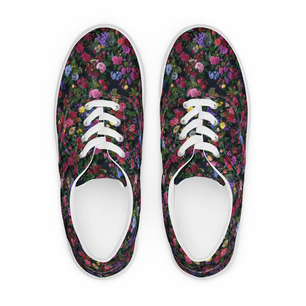 Velvet Eden on Men's Lace-Up Canvas Shoes — Front