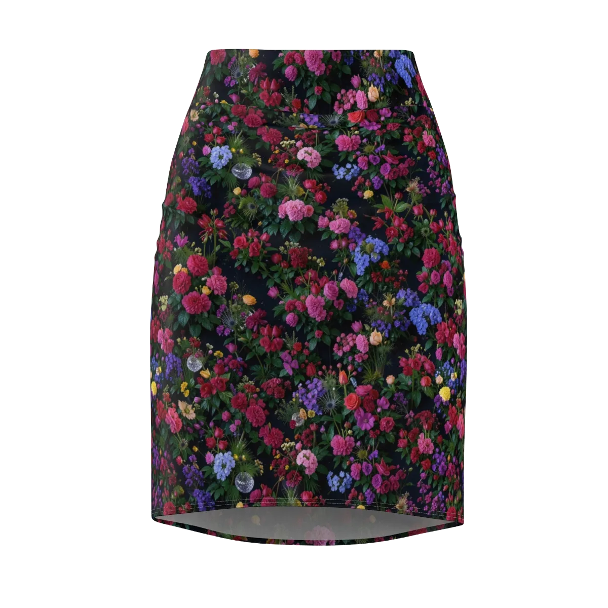 Velvet Eden on Pencil Skirt — Front