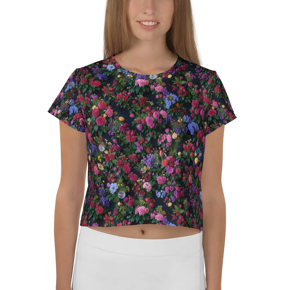 Velvet Eden on Crop Tee — Front
