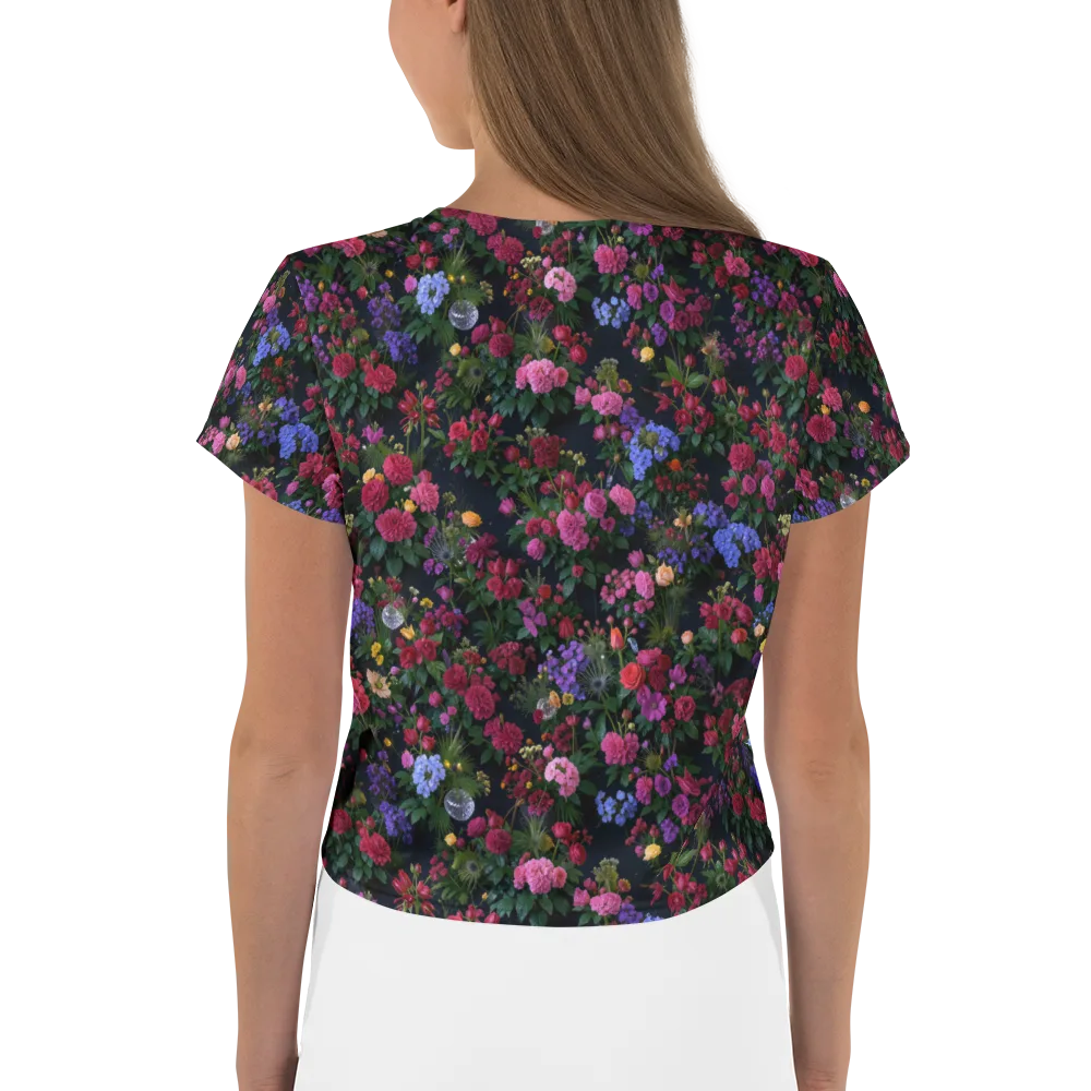 Velvet Eden on Crop Tee — Back