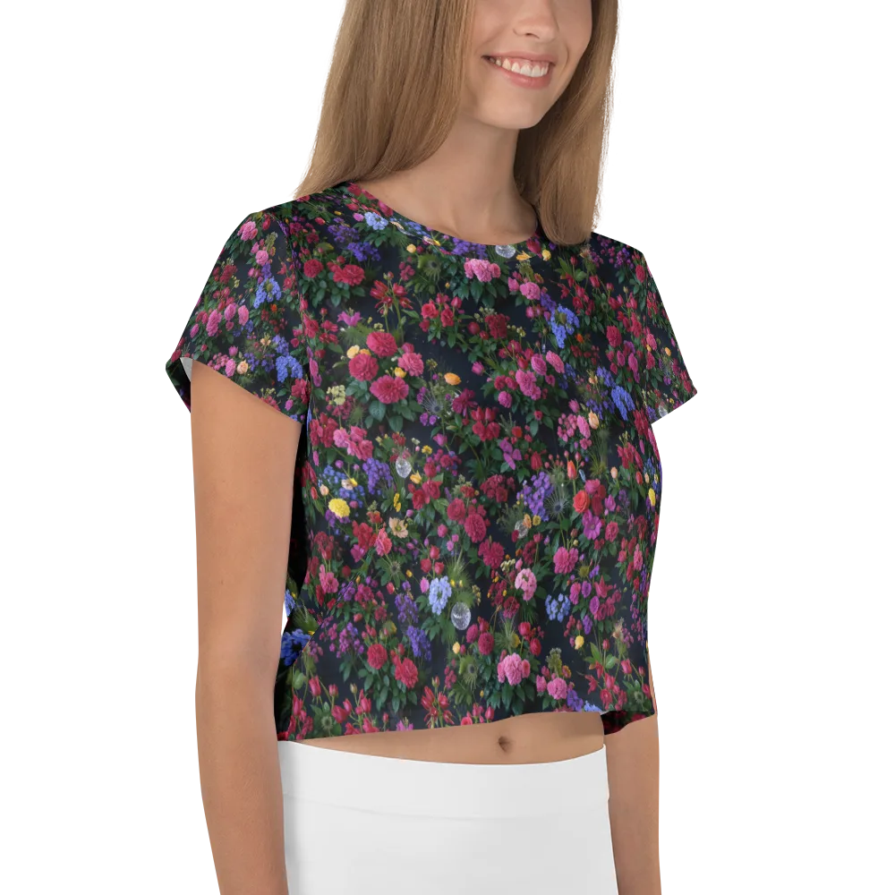 Velvet Eden on Crop Tee — Right