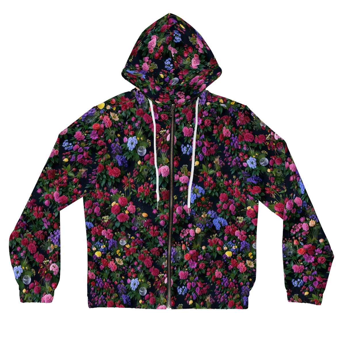 Velvet Eden on Women's Full-Zip Hoodie — Front