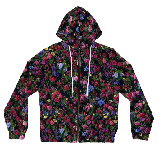 Velvet Eden on a Women's Full-Zip Hoodie