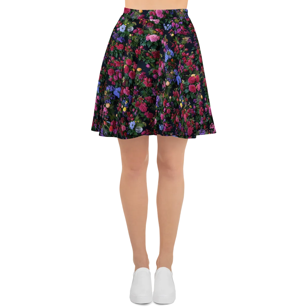 Velvet Eden on Skater Skirt — Front