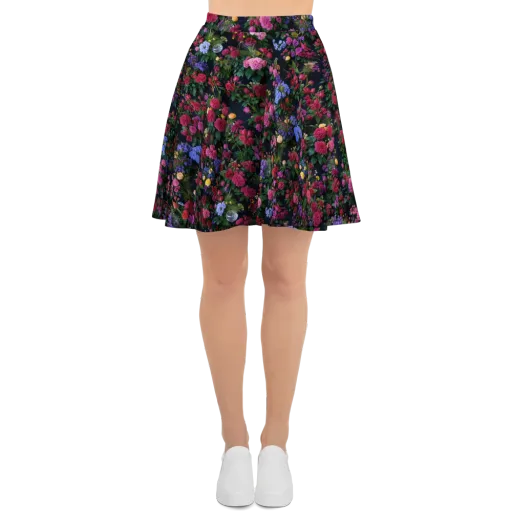 Velvet Eden on a Skater Skirt