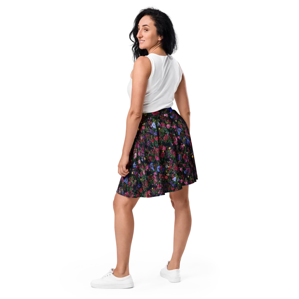 Velvet Eden on Skater Skirt — Back