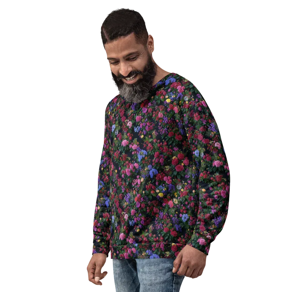 Velvet Eden on Sweatshirt — Left Front