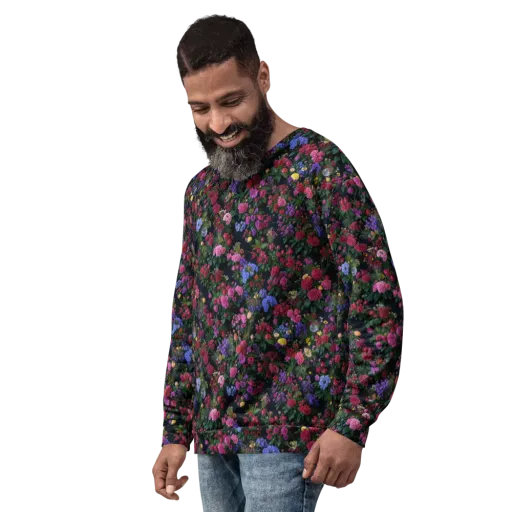 Velvet Eden on a Sweatshirt