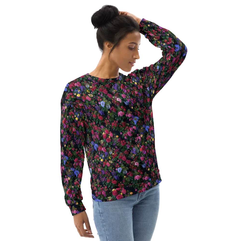 Velvet Eden on Sweatshirt — Right Front