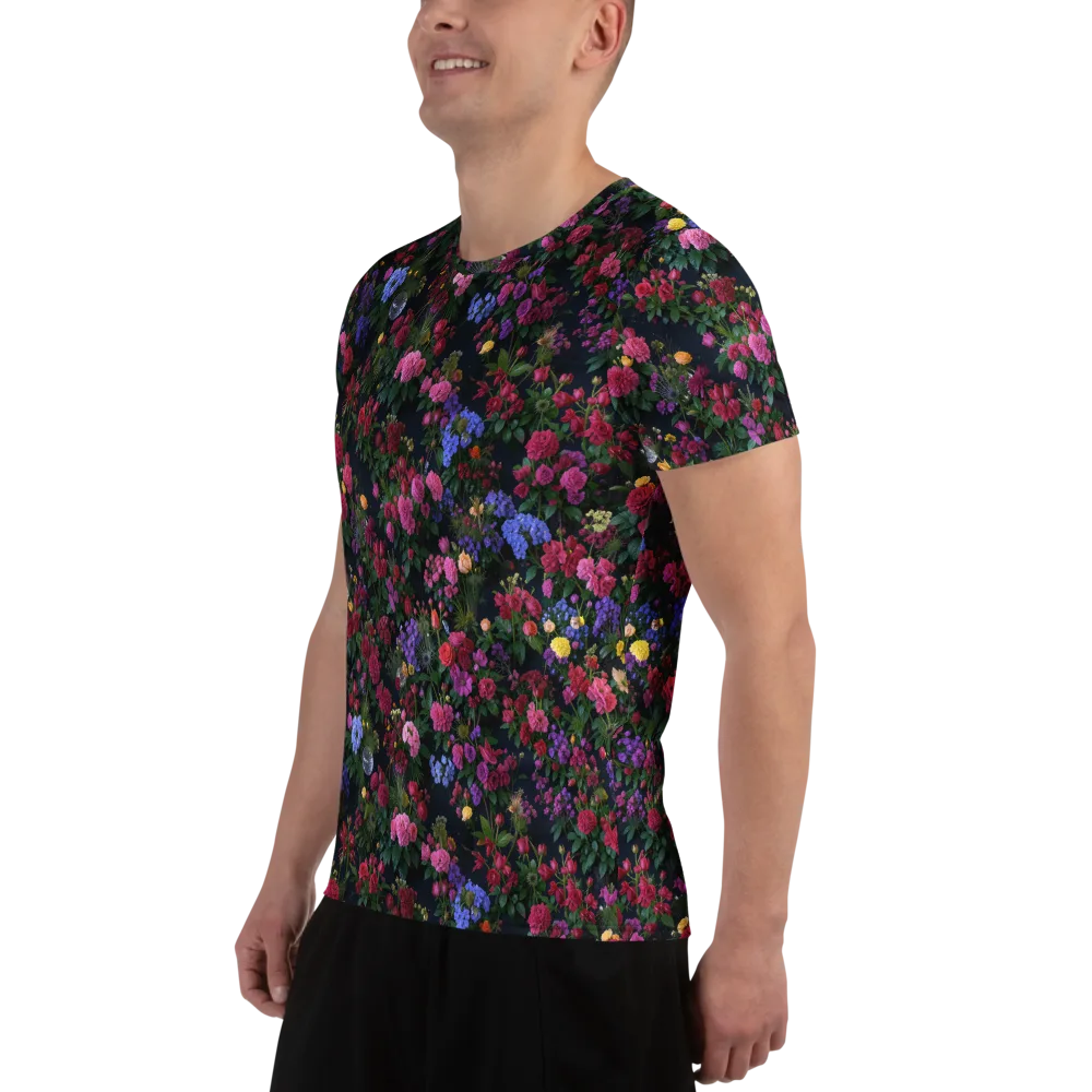Velvet Eden on Men's Athletic T-Shirt — Left