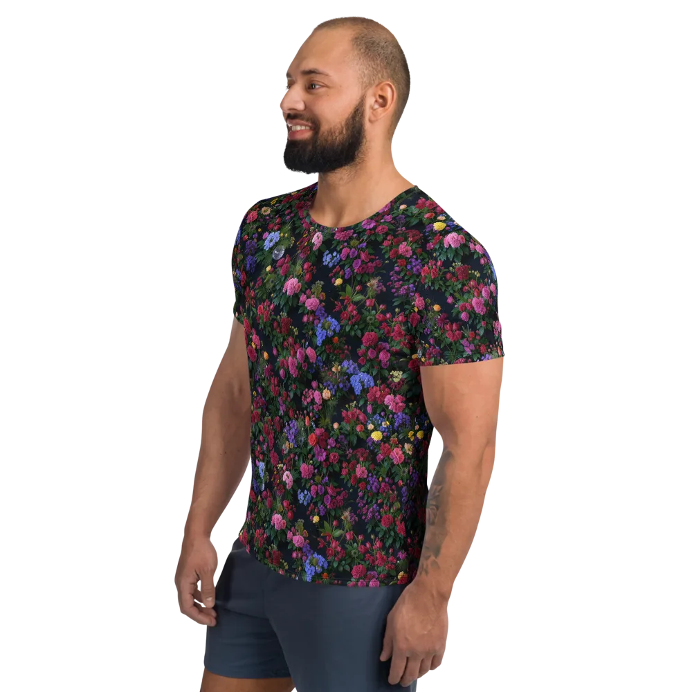 Velvet Eden on Men's Athletic T-Shirt — Left