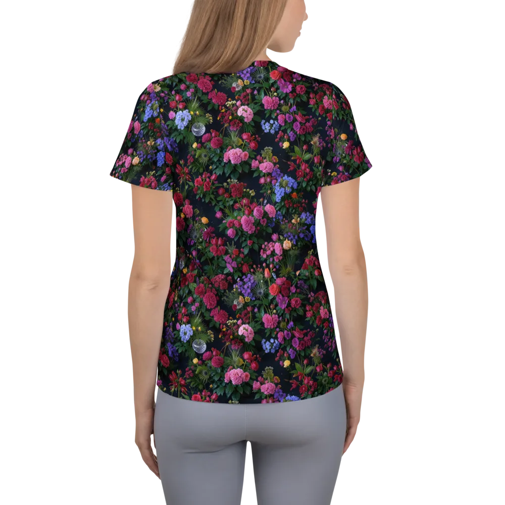 Velvet Eden on Women's Athletic T-Shirt — Back