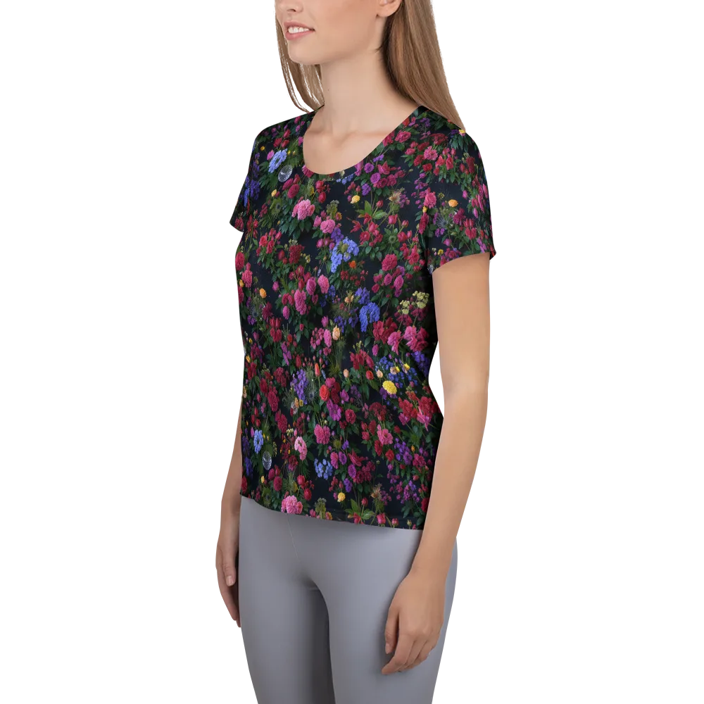 Velvet Eden on Women's Athletic T-Shirt — Left