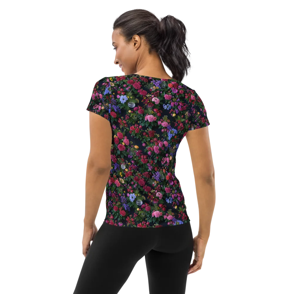 Velvet Eden on Women's Athletic T-Shirt — Back