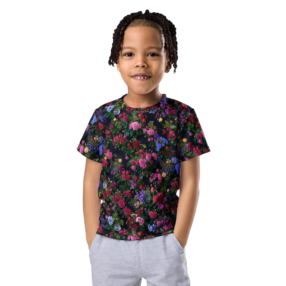 Velvet Eden on Kids Crew Neck T-Shirt — Front